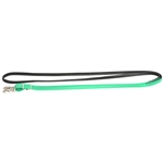 ****PHOTO SAMPLE*** $10 Kelly Green Beta Biothane Trail Reins with Black Super Grip - 5 foot per side 10 foot overall with Snaps on Bit Ends
