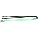 ****PHOTO SAMPLE*** $10 Mint/Seafoam Beta Biothane Trail Reins with Black Super Grip - 5 foot per side 10 foot overall with Snaps on Bit Ends