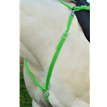 LIME GREEN ENGLISH BREAST COLLAR made from BETA BIOTHANE (Solid Colored)