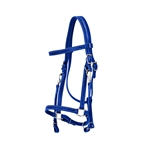 Traditional HALTER BRIDLE with BIT HANGERS made from BETA BIOTHANE (Solid Colored)