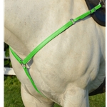 LIME GREEN WESTERN BREAST COLLAR made from BETA BIOTHANE