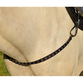 ENGLISH BREAST COLLAR made from BETA BIOTHANE (with BLING)
