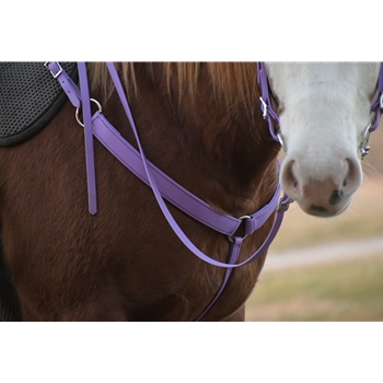ORCHID WESTERN BREAST COLLAR made from BETA BIOTHANE