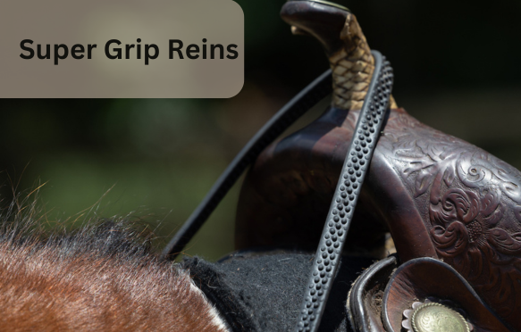 Super Grip Reins - Durable Horse Tack for Enhanced Control and Comfort