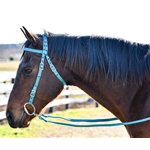 One Size Fits Most English or Western Bridle for Show, Trail or Racing