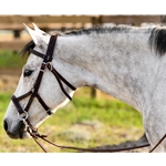 blackleather  SIDEPULL Bitless Bridle made from LEATHER 