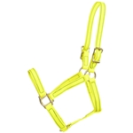 ****CLEARANCE ITEM*** $15 Safety Yellow Beta Biothane Halter - Horse Size