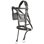 ****CLEARANCE ITEM*** $25 Black Beta Biothane Driving Headstall with Blinkers - Mini Horse Size