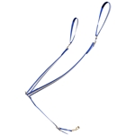 ****CLEARANCE ITEM*** $20 Blue Reflective Beta Biothane Western Pulling Breast Collar - Horse Size