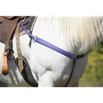 Black WESTERN BREAST COLLAR made from BETA BIOTHANE