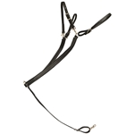 Black WESTERN BREAST COLLAR made from BETA BIOTHANE