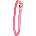 ****PHOTO SAMPLE*** $10 Bubblegum Pink Beta Biothane Neck Collar - Horse Size