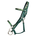 betabiothanecolors CAMOUFLAGE Quick Change Halter Bridle with Snap on Browband