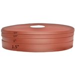 **Exclusive Color** Any Width MAHOGANY BROWN - BR526 - SUPER HEAVY BETA BIOTHANE Bulk 100ft Roll