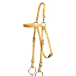 ****PHOTO SAMPLE*** $15 Gold Beta Biothane Mule Bridle Headstall - Standard Mule/Horse Size