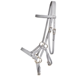 ****PHOTO SAMPLE*** $30 Gray Beta Biothane Sidepull Headstall - Horse Size