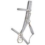 ****PHOTO SAMPLE*** $30 Gray Beta Biothane Quick Change Halter Bridle Headstall - Horse Size
