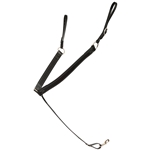 ****PHOTO SAMPLE*** $25 Black Beta Biothane Western Breast Collar - Horse Size