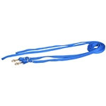****PHOTO SAMPLE*** $10 Blue Nylon Western Split Reins with Snaps