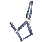 ****PHOTO SAMPLE*** $25 Navy Blue Beta Biothane Buckle Nose Halter - Large Pony Size