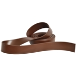 ****PHOTO SAMPLE*** $30 Brown Better Than Leather Cut Piece of Super Heavy Beta Biothane 2 inch width - 15 foot long, Brown BR583