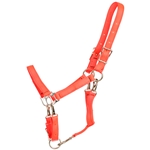 ****PHOTO SAMPLE*** $20 Orange Nylon 5 Snap Convertible Grooming Halter - Horse Size