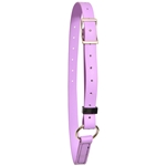 ****PHOTO SAMPLE*** $10 Orchid/Amethyst Beta Biothane Adjustable Neck Collar - Horse Size
