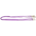 ****PHOTO SAMPLE*** $25 Pair of Orchid/Amethyst Beta Biothane Cross Ties - 5 foot per side