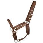 ****PHOTO SAMPLE*** $15 Brown Nylon Pack Horse Halter - Horse Size