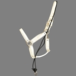 ****PHOTO SAMPLE*** $15 White Nylon No Pullback Halter - Horse Size