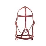 brownleather  LEATHER Medieval Baroque War or Parade Bridle