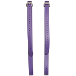 ****PHOTO SAMPLE*** $15 Purple Beta Biothane 48 inch Long 1 inch wide stirrup leathers with half hole spacing
