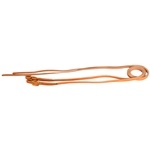 ****PHOTO SAMPLE*** $15 Tan Leather Western Split Reins with Roller Buckles on Bit Ends