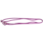****PHOTO SAMPLE*** $10 Grape Beta Biothane English Reins with Roller Buckles on Bit Ends