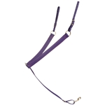 ****PHOTO SAMPLE*** $25 Purple Beta Biothane Western Breast Collar with Pink Thread - Horse Size