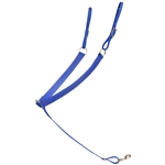 ****PHOTO SAMPLE*** $25 Royal Blue Beta Biothane Western Breast Collar with Pink Thread - Horse Size
