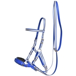 REFLECTIVE Lightweight Hackamore Bridle
