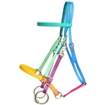 BRIDLE - Halter Bridle with Bit Hangers (9 Color Mix and Match)