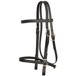 ****PHOTO SAMPLE*** $20 Black Beta Biothane English Headstall - Cob Size