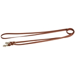 ****PHOTO SAMPLE*** $15 Medium Brown Beta Biothane Extra Long Trail Reins with Snaps on Bit Ends