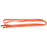 ****PHOTO SAMPLE*** $15 Orange Beta Biothane 1 inch Width Trial Reins with Snaps