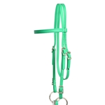 ****PHOTO SAMPLE*** $20 Kelly Green Beta Biothane Western Headstall - Horse Size