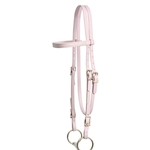 ****PHOTO SAMPLE*** $20 Lavender Beta Biothane with Lime Green Thread Western Headstall - Horse Size