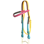Rainbow WESTERN BRIDLE made from BETA BIOTHANE (5 Colors Mix N Match)