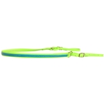 ****PHOTO SAMPLE*** $15 Apple Green Beta Biothane with Blue Overlay One Piece Breast Strap - Horse Size