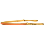 ****PHOTO SAMPLE*** $15 Gold Beta Biothane with Orange Overlay One Piece Breast Strap - Horse Size