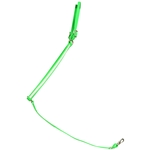****PHOTO SAMPLE*** $25 Lime Green Beta Biothane with White Overlay Western Breast Collar - Horse Size