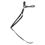 ****PHOTO SAMPLE*** $25 Black Beta Biothane English Breast Collar -  Pony Size