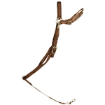 ****PHOTO SAMPLE*** $15 Brown Nylon English Breast Collar - Horse Size