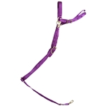 ****PHOTO SAMPLE*** $15 Purple Nylon English Breast Collar - Horse Size
